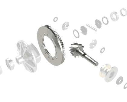 C/W & PINION KIT T=9/37 RATIO=4.11:1