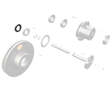 PLATE LOCK NUT REAR AXLE ROUND SHAPE